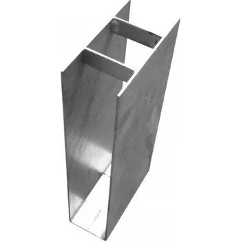 Příslušenství pro plot Stabilizační držák podhrabové desky průběžný v. 200 mm vč. texu (MONTÁŽ A MATERIÁL K MONTÁŽI )