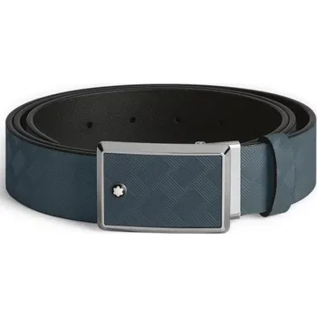 Opasek MONTBLANC - Extreme 3.0 Blue gray 35 mm - Pánský opasek