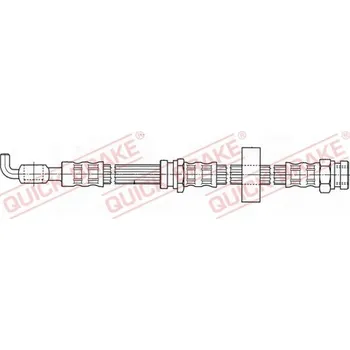 Brzdová hadice Brzdová hadice QUICK BRAKE 58.978