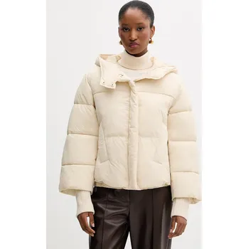 Bunda Silvian Heach GURUZETA béžová barva, zimní, GPA25388PI 01X, vel. 42