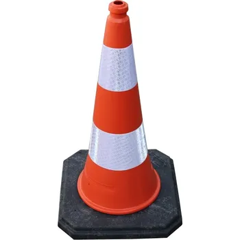 Dopravní značení Dopravní kužel Highway – v. 750 mm, 2× reflexní pruh třídy 2