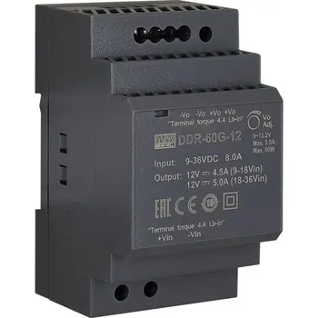 Měnič napětí Mean Well DDR-60G-24 Měnič DC/DC na DIN lištu