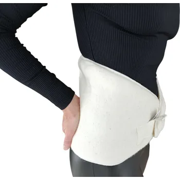 Elastický ledvinový pás ze 100% ovčí merino vlny Velikost: S (do 90 cm)