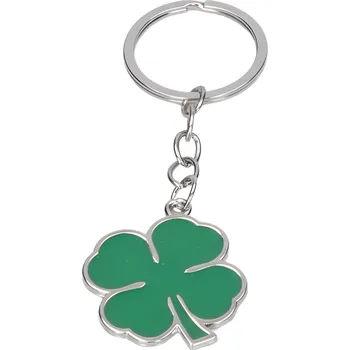 Klíčenka čtyřlístek zelený oboustranný