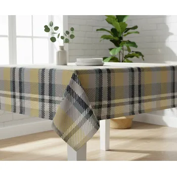 ubrus Ubrus na stůl TARTAN béžová 130x180 cm