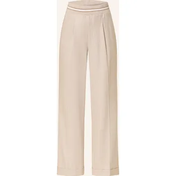 Marc Aurel Dámské Marlene Kalhoty, béžová / bílá, 46
