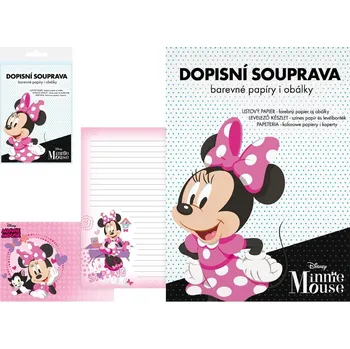 Obálka MFP paper Dopisní papír barevný LUX 5+10 Disney (Minnie)