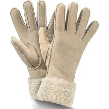 Rukavice Fellhof Dámské semišové rukavice TEDDY Barva: béžová, Velikost: 8 (dámská velikost)