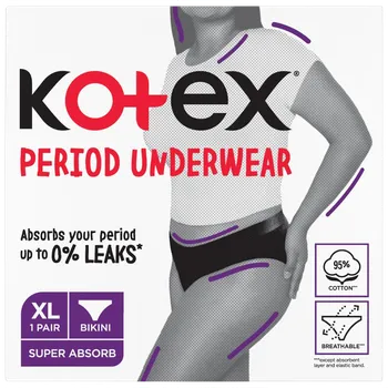 Menstruační kalhotky KOTEX® Period Underwear XL