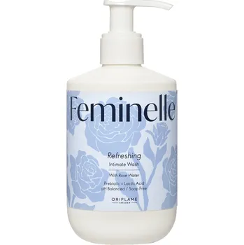 Mycí gel pro intimní hygienu Feminelle OSVĚŽUJÍCÍ S RŮŽOVOU VODOU balení: 300 ml