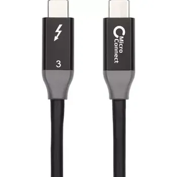 Kabel do PC MicroConnect kabel Thunderbolt 3 1m černá (TB3010)