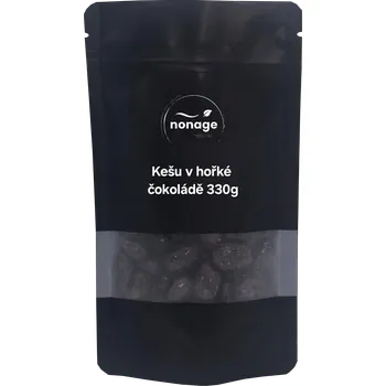 Kešu v hořké čokoládě 330g
