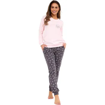 Dámské noční prádlo Dámské pyžamo CORNETTE 163/461 SNOW růžová M 0