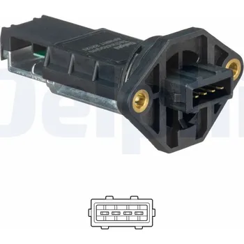 Čidlo automobilu Snímač množství protékajícího vzduchu DELPHI AF10311-12B1