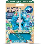 Ambi Pur WC Active gel-blok 45 g vodní květy