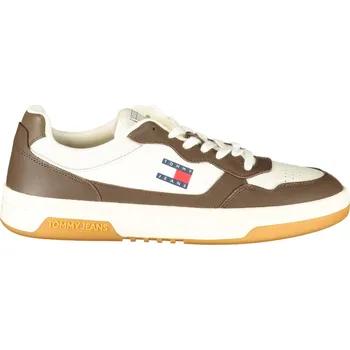 Pánské tenisky Tommy Jeans EM0EM01443 Pánské tenisky bílé/hnědé 42