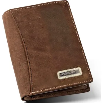 Fellhof Pánská kožená peněženka vertikální bůvolí kůže Barva: světle hnědá
