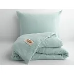 Mušelínové povlečení pastelově modré premium 140x200 + 70x90 cm