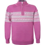 Dětský merino svetr se stojáčkem, 3 barvy Barva: růžová, Velikost: 134-140