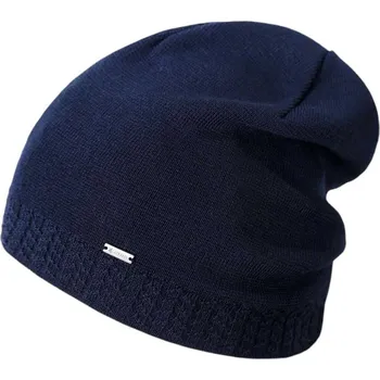 Čepice Kama Pletená merino čepice unisex Barva: navy