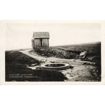 Stará Pohlednice Krkonoše Vznik Labe 1930 - RARITA ! (Stará pohlednice)