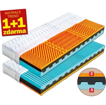 Matrace Matrace Dřevočal Ronda 1+1 ZDARMA 90 x 200 cm potah Aloe Vera