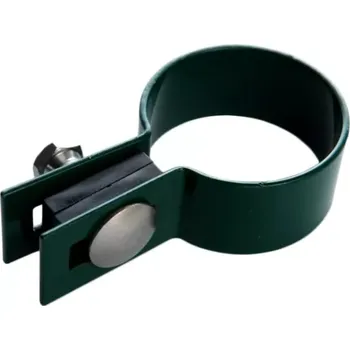 Příslušenství pro plot Příchytka plotového panelu na sloupek 60mm - koncová, zelená PLOTY Sklad5 0 (MONTÁŽ A MATERIÁL K MONTÁŽI )