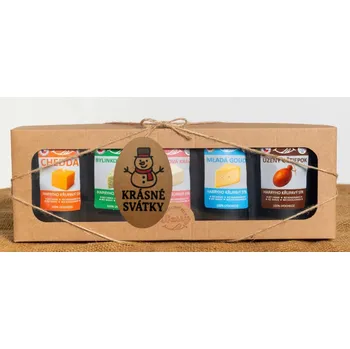 Dárková krabička Křupavý sýr Dárková sada 5 druhů lyo sýrů od kravičky krásné svátky Mikuláš (Křupavý sýr Dárková sada 5 druhů lyo sýrů od kravičky krásné svátky Mikuláš)
