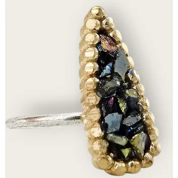 Prsten Tina Kotsoni Prsten Geoda Barva: Černá