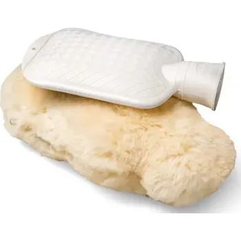 Termofor Malý termofor s potahem z jehněčí kožešiny