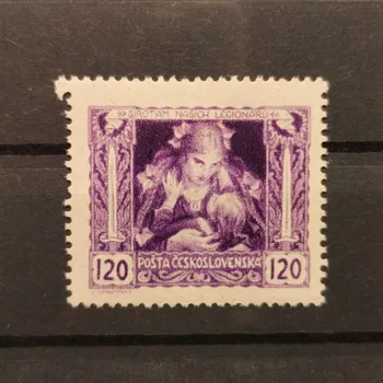 Poštovní známka Známka ČSR, Pof.32A*, 120h