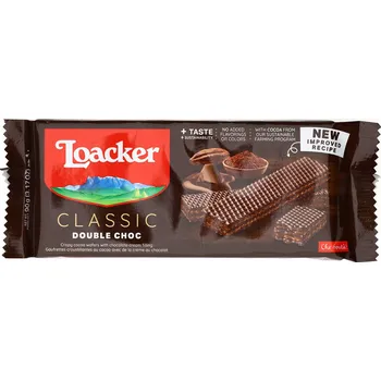 Loacker Sušenky s dvojitou čokoládou (Double Chocolate) 175g
