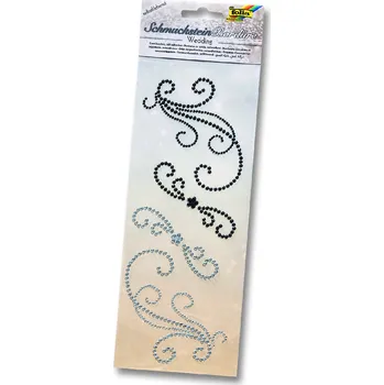 Kancelářské lepidlo Folia Bringmann Samolepicí bordury z kamínků - výběr druhů Typ: 3