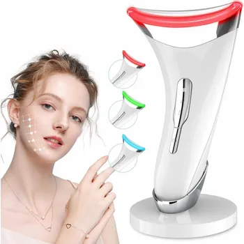 Masážní přístroj MASÁŽNÍ PŘÍSTROJ PRO ZPEVNĚNÍ KRKU A OBLIČEJE EMS LIFTING ULTRAZVUKOVÝ, 3 REŽIMY, 45 °C