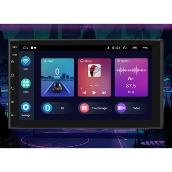 Auto Hi-Fi 2 DIN autorádio s Android Podofo