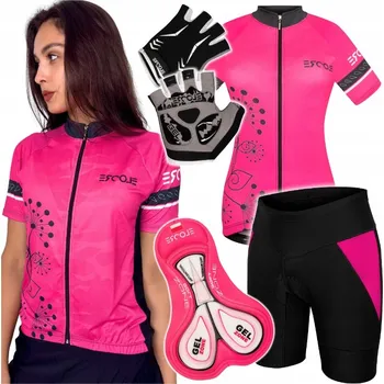 Cyklistické rukavice Dámský cyklistický teplákovka vel. L XL, cyklistické Kraťasy a gelové rukavice