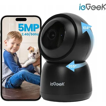 IP kamera VNITŘNÍ WIFI IP KAMERA 5MPX CHŮVIČKA SMART AUDIOTRACKING360°