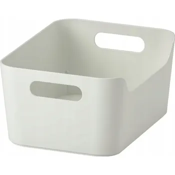 Úložný box ORGANIZÉR / ÚLOŽNÝ BOX NA KOŘENÍ, KOSMETIKU A DROBNOSTI IKEA UPPDATERA 24x17 cm BÍLÝ