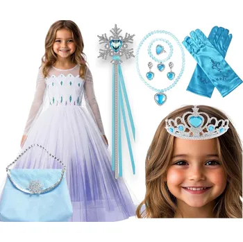 Karnevalový kostým Kostým Elsy Ledové Království od TuTuu vel. 12 , 2-128