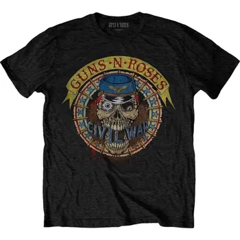 Guns N' Roses Skull Circle Black 2XL Tričko