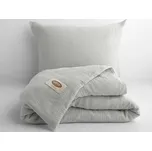 Mušelínové povlečení světle šedé premium 140x200 + 70x90 cm