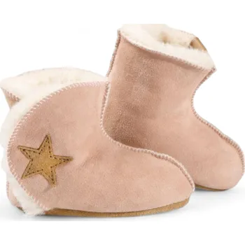 Capáčky Fellhof Dětské kožené botičky zateplené jehněčí merino vlnou Velikost: 24/25