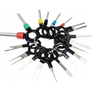 KLÍČE VYTAHOVÁKY NA PINY KONEKTORŮ DEMONTÁŽNÍ SADA 18 KS