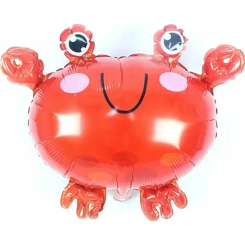 Balónek Fóliový balónek ve tvaru kraba – IMPREZA BALONY PRO DĚTI 50x57 cm
