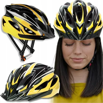 Cyklistická přilba Cyklistická helma Ercole Helma na silniční a městské kolo s kšiltem R97-DC vel. univerzální