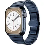 Ocelový tah řemínek butterfly Apple Watch 38/40/41/42mm Barva: Tmavě modrá