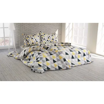 Povlečení Povlečení Lenka šedá bavlna