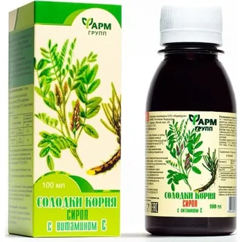 Bylinná léčivá mast Sirup z kořene lékořice s vitaminem C 100ml