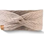 Fellhof Moderní pletená dětská čelenka ze 100% jehněčí merino vlny Barva: béžová, Velikost: 52/54