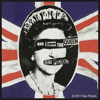 Nášivka Sex Pistols God Save Queen (Retail Pack) Nášivka